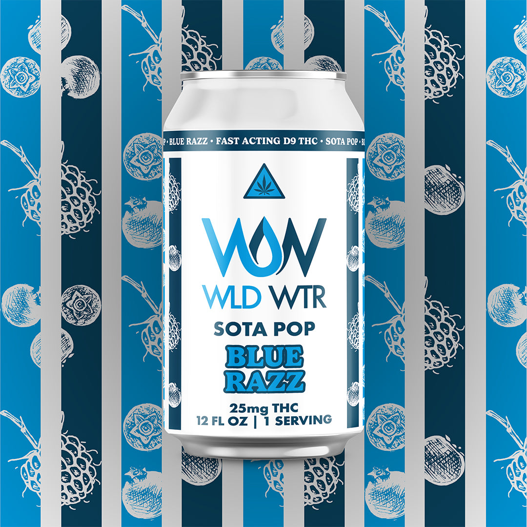WLD WTR Sota Pop: Blue Razz