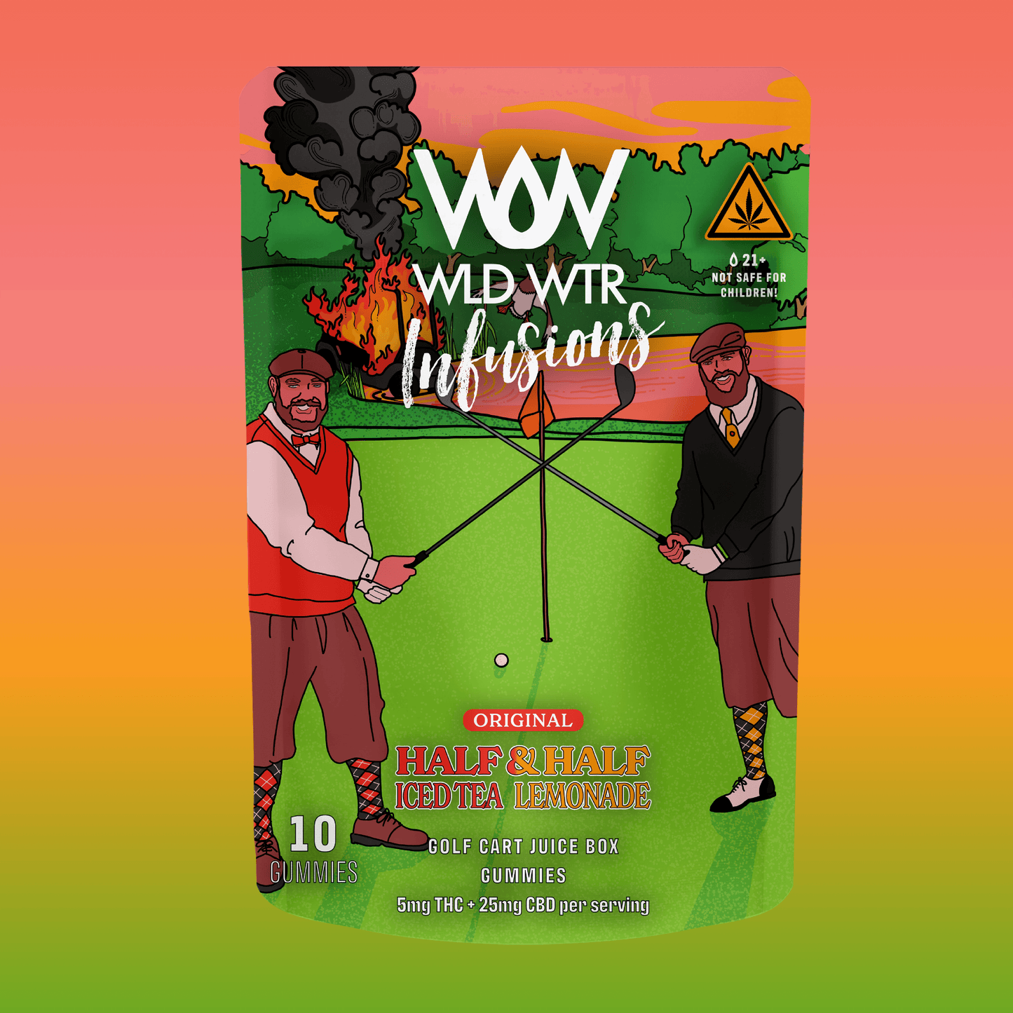 WLD WTR Gummies: Golf Cart Juice Box